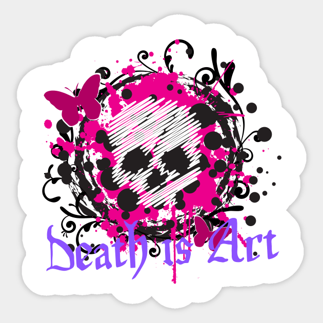 Emo Forever Sticker by Death Is Art